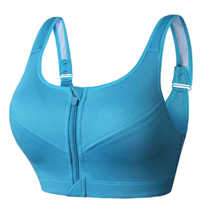 Soutiens-gorge de sport sur mesure en gros, respirants, pour la gym et l'entraînement, avec logo frontal, soutien-gorge de sport pas cher - Product Image 1