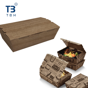 Caja de Papel Kraft de Primera Calidad para Almuerzo, 600ml 900ml, Rectangular, para Comida para Llevar, Puestos de Comida Rápida y Eventos, Vendedor de Malasia - Product Image 5