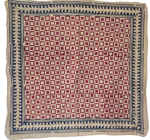 Cotton Bandana Indian Block Print <b>Head</b> Scarf Hair <b>Wrap</b> Handmade Bandana Ethnic Floral Scarf Ethnic Print Scarf Gift for Women - Product Image 2