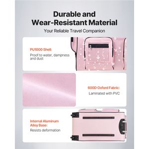 Borsa da ballo con ruote da 29 pollici con porta USB, appendiabiti regolabile in altezza, protezione della privacy, resistente per l'uso in palestra - Product Image 6