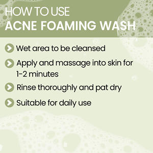 OEM/ODM Peróxido de Benzoilo, Limpiador Facial Espumoso para el Acné, Tratamiento para el Acné, Previene las Erupciones, Precio al por Mayor con Marca Privada - Product Image 5