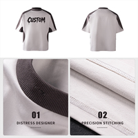 T-shirt tendance surdimensionné 2026 personnalisé avec impression sérigraphique, sérigraphie et tissu de haute qualité pour unisexe