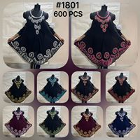 Gaun Payung Wanita 100% Viscose Manis Midi Bermotif Batik Tenun