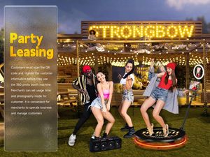 360 Photo Booth 80CM with <b>24V</b> <b>Battery</b>, 31.5in Automatic Slow Motion Spin Camera Machine - Product Image 3