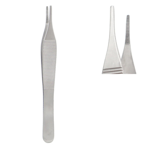 Pinzas Adson para Tejidos de 12 cm, Instrumento Quirúrgico de Acero Inoxidable, Pinzas de Precisión para Manipulación de Tejidos para Uso Médico - Product Image 2