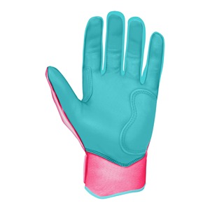 Gants de frappeur de baseball à manchette courte avec grip antidérapant, en cuir respirant, pour les joueurs en formation LBBSC-0001 - Product Image 3