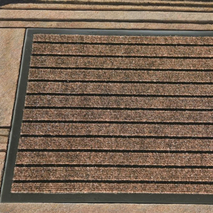 Tapis de porte antidérapant Dongwo en polyester uni avec support en PVC, style classique, lavable en machine, multi-usages pour la maison et l'extérieur - Product Image 2