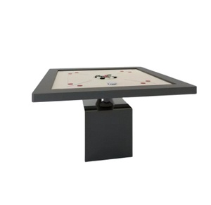 Mesa de Carrom Premium MaiTai, Mesa de Juego Moderna de Lujo con Base de Pedestal para Uso en Interiores, para el Hogar o Clubes - Product Image 1