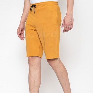 <b>Men</b> Solid Color Cotton <b>Bermuda</b> <b>Shorts</b> Elastic Waist Casual Style MidRise Pockets Breathable Eco-Friendly Quick Dry Front - Product Image 4