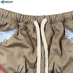 Quick-Dry Breathable Eco-Friendly Mesh Running Shorts Sublimation Transfer Lightweight 100% Polyester for Men's Gym Training - Product Image 5