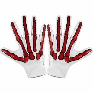 Best Selling Durable American Football <b>Gloves</b> Anti Slip Sticky Grip Receiver <b>Gloves</b> Youth Adults Training Game Day Sports <b>Gloves</b> - Product Image 2