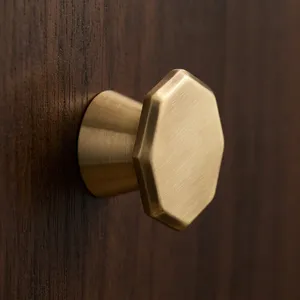 Antique Brass Cabinet Knob <b>Wardrobe</b> Drawer Knob Cupboard Handle for Kitchen Furniture <b>Vintage</b> Decorative Pull Knob for Cabinets - Product Image 3
