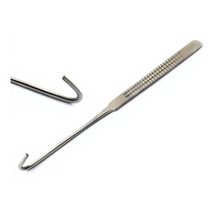 เครื่องมือผ่าตัดสัตว์ ตะขอเกี่ยวไข่ ตะขอผ่าตัดมดลูก ทำจากสแตนเลส สำหรับการผ่าตัดทำหมันสัตว์ - Product Image 1