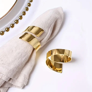 Anillo para Servilletas de Latón - Diseño Ecológico Personalizable para Cenas y Bodas, Decoración de Mesa de Alta Calidad - Product Image 6