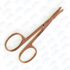 Ciseaux à ongles pour bébé en acier inoxydable avec sondes de sécurité pour les cuticules et les ongles lisses, couleur or rose, 3,5 pouces - Product Image 6