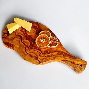 Handcrafted Olive Wood Cheese <b>Board</b> & Charcuterie Plate Hardwood Cutting <b>Board</b> | Irregular Shape by f s i - Product Image 2