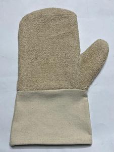 Gant en tissu éponge de coton avec manchette droite en toile, résistant à la chaleur, anti-choc et anti-coupure, durable, sans silicone - Product Image 6