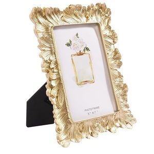 Heritage Style <b>Gold</b> Oval Picture <b>Frame</b> Premium Photo Showcase <b>Frame</b> for Tabletop & Wall Decorative Accent Home Hotel Restaurant - Product Image 1