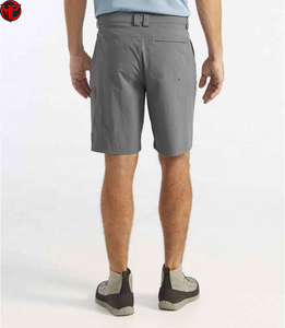 Shorts de golf personnalisables pour hommes, séchage rapide, poches arrière zippées, 88% polyester 12% élasthanne, respirants, décontractés, taille mi-haute, logo brodé - Product Image 4