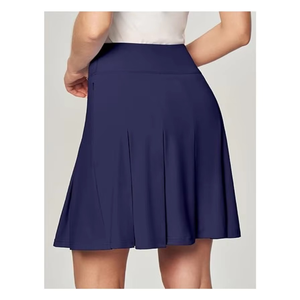 Women's Athletic Golf <b>Skorts</b> Lightweight Spandex/Polyester Breathable Anti-Bacterial Pleated Pockets for <b>Running</b> Tennis Workout - Product Image 4