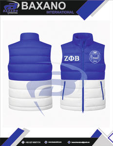 Chaleco Acolchado Premium de la Hermandad Zeta Phi Beta ZPB, Chaleco Acolchado de Alta Calidad, Chaleco Acolchado para Mujer - Product Image 4
