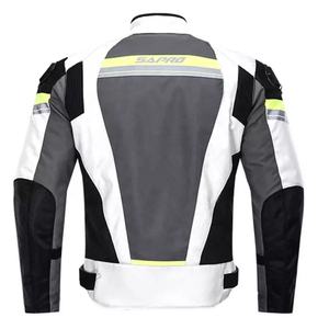 Veste de moto courte réfléchissante certifiée CE, imperméable, respirante, légère, en textile, pour toutes les saisons, vêtements de sport, grandes tailles - Product Image 2