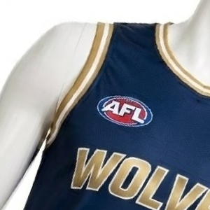 เสื้อทีม AFL แบบกำหนดเอง พร้อมโลโก้ ชื่อทีม และหมายเลข พิมพ์ลายแบบ Dye Sublimation ด้วยความร้อน  รับผลิตแบบ OEM/ODM จากโรงงาน - Product Image 6