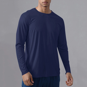 Camiseta de Manga Larga para Hombre, Corte Ajustado, Informal, de Algodón, Estilo Moderno, 100% Poliéster, Ecológica, Transpirable, Disponible en Todas las Tallas - Product Image 5