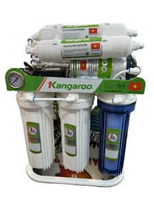 ระบบกรองน้ำ RO พลาสติก Kangaroo 6 ขั้นตอน 100 GPD พร้อมขาตั้งและเกจวัด  ระบบทำความสะอาดตัวเอง ติดตั้งใต้ซิงค์ - Product Image 1