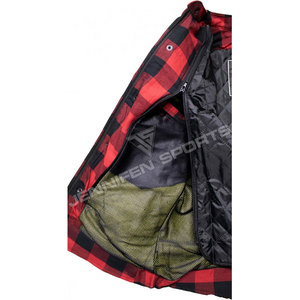 Men's Red Black <b>Checkered</b> Long Sleeve Flannel Shirt Full Sleeve Cotton Breathable Autumn Style Shirts & <b>Tops</b> - Product Image 4