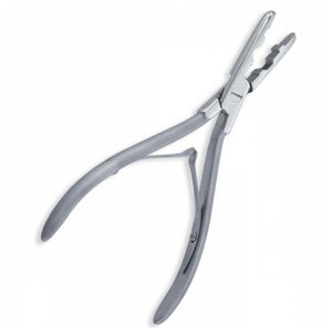 Pinzas de Acero Inoxidable para Extensiones de Cabello con Mango de Goma, Herramienta Profesional para Abrir y Cerrar Anillos Micro para Cabello - Product Image 2
