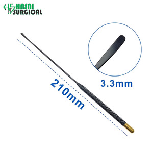 Juego de instrumentos manuales de acero inoxidable Hasni: Gancho microquirúrgico para nervios y vasos, espátula, disección tipo lágrima 5*0.9mm y cureta, con certificación CE - Product Image 4