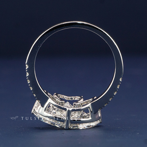 Anillo de Diamante Cultivado en Laboratorio de Oro de 14K para Mujer, Anillo Delicado Minimalista con Diamante Sintético, Joyería Fina Elegante para Uso Diario - Product Image 5