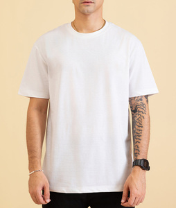 Camiseta Vintage con Logotipo Personalizado, Lavada al Ácido, para Hombre, de Algodón Grueso, Estilo Desgastado, Talla Grande, 100% Algodón - Product Image 1