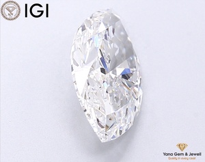 Diamante Cultivado en Laboratorio CVD de Color F y Claridad VVS1, 2.50 Quilates, con Certificado IGI, Corte Marquesa, para Anillo Solitario, Regalo - Product Image 4