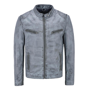 Veste en toile authentique unisexe, style tendance 2022, logo personnalisé avec qualité supérieure, col montant, logo sur le devant - Product Image 1