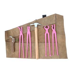 Kit de herramientas para herrador equino: Herramienta para quitar clavos de herraduras, Martillo curvo para clavos, Herramienta para clavar clavos tipo caimán, Doblador y fijador de clavos, Extractor de clavos - Product Image 1