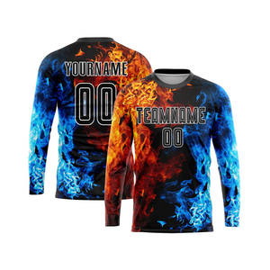 Camiseta de Fútbol para Hombre, Estilo Urbano, 100% Algodón, Transpirable, de Secado Rápido, Impresión por Transferencia de Calor, Nombres y Números de Equipo Personalizados, Económica - Product Image 3