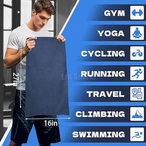 Serviettes de sport personnalisées légères, les plus vendues, de qualité supérieure, fabriquées avec des matériaux de haute qualité, serviettes de bain pour la salle de sport - Product Image 5
