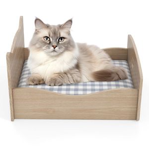 1 Pezzo Letto per Animali Domestici con Testiera Carina e Sponde Rialzate - Product Image 1