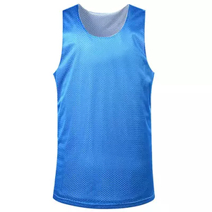 Men Reversible Basketball Jersey Sleeveless Sports Clothing 100% polyester Material Professional Basketball Jerseys With OEM - Product Image 2