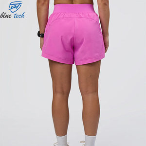 Women High Waisted Athletic Shorts Yoga Gym Fitness Running Workout Shorts Breathable Activewear OEM Services - Product Image 4