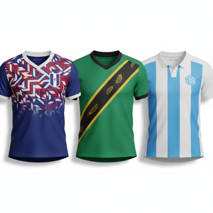 Maillot de football noir et blanc imprimé par transfert thermique, uniforme d'équipe de club, en polyester léger, idéal pour l'entraînement estival, avec logo - Product Image 2