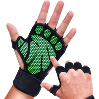Guantes Deportivos de Nailon para Cross Training, con Soporte para Muñeca, Transpirables, Ligeros, para Levantamiento de Pesas, Gimnasio, Entrenamiento, Fisicoculturismo