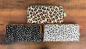 Nouveaux portefeuilles en cuir recyclé à imprimé animal faits à la main portefeuilles en cuir recyclé de luxe vintage et élégants pour femmes - Product Image 3