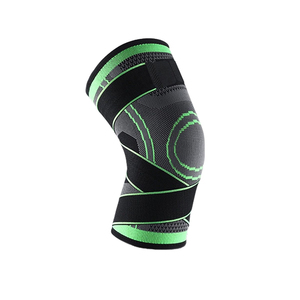 Genouillères respirantes en tricot pour la musculation, conçues pour la pratique du levage de poids, offrant une maintien stable du genou pendant les séances d'entraînement. - Product Image 2