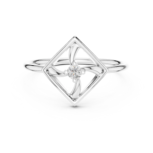 10K sterling <b>silver</b> dangle earrings with lab created - Product Image 3