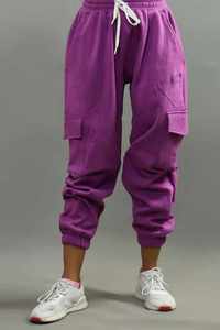 Pantalones Cargo de Cintura Alta para Mujer, Tejidos en Spandex y Algodón, Transpirables, Casuales, Largos, de Color Sólido, Ropa de Trabajo de Invierno - Product Image 2