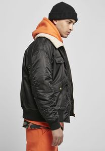 Chaqueta de nailon para hombre, estilo aviador, informal, con cremallera, logotipo personalizado OEM, estilo béisbol, para actividades al aire libre. - Product Image 3