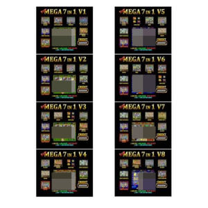 Mega 7 in 1 papan Game Multi Monitor tunggal yang dapat disesuaikan dengan colokan US untuk - Product Image 2